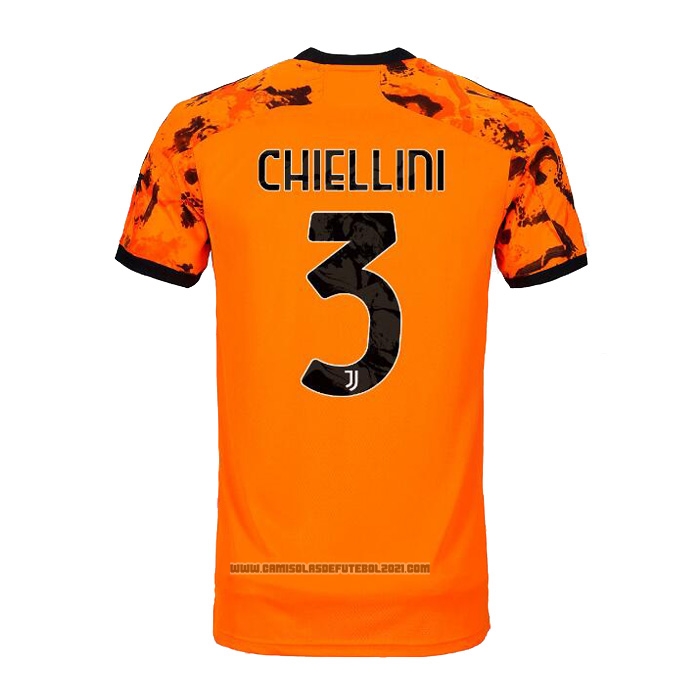 Camisola Juventus Jogador Chiellini 3º 2020-2021